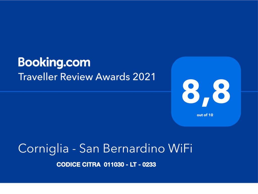 Corniglia - San Bernardino Wifi Lägenhet Exteriör bild